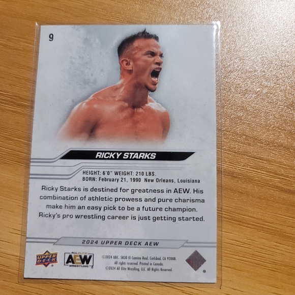 AEW Ricky Starks Card - Picture 2 of 2